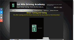 Desktop Screenshot of 1stmiledriving.com